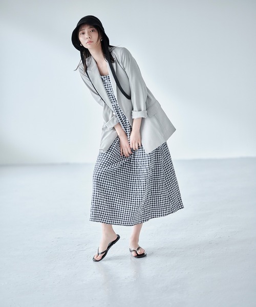 「N.（N. Natural Beauty Basic）」 テーラードジャケット SMALL ネイビー レディース_画像3