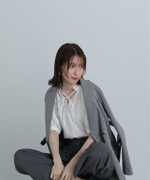 「N.（N. Natural Beauty Basic）」 テーラードジャケット SMALL ネイビー レディース_画像6