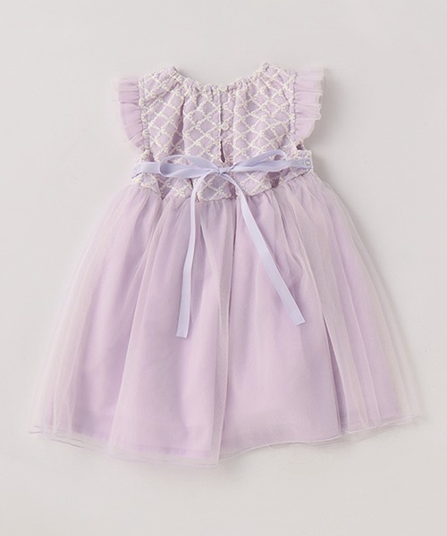 「petit main」 「KIDS」ノースリーブワンピース 130cm エメラルド キッズ_画像3