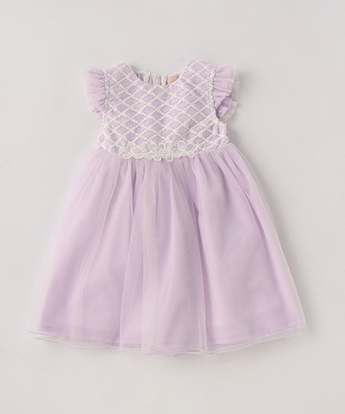 「petit main」 「KIDS」ノースリーブワンピース 130cm エメラルド キッズ_画像9