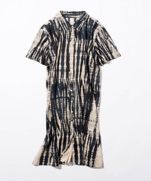 「sabstreet my standard」 シャツワンピース 9号 ネイビー レディース_画像8