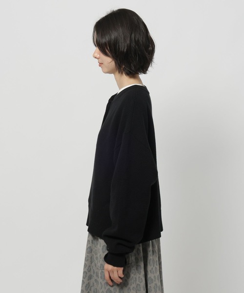 niko and…（ニコアンド） ニット セーター 鹿の子ヘンリーニットプル