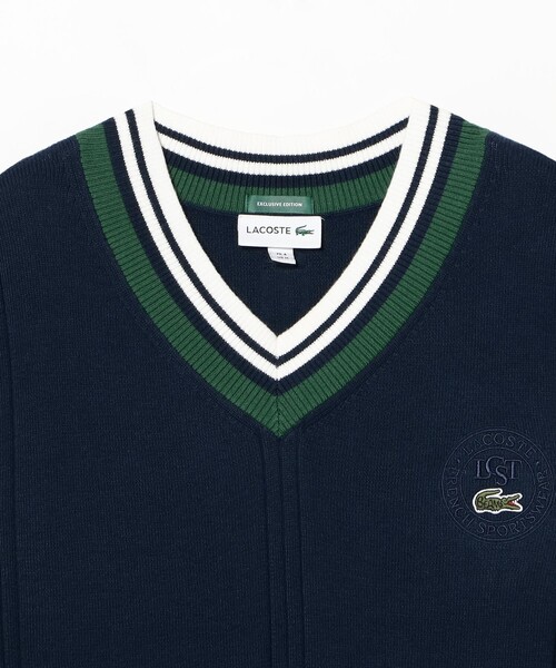 LACOSTE ニットベスト LACOSTE（ラコステ） セーター ニット 「別注」LACOSTE / チルデン
