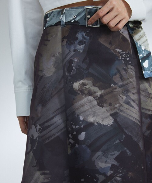 「UNITED TOKYO」 フレアスカート 1 イエロー レディース_画像5