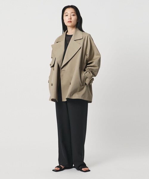 MARW UNITED ARROWS ミドルトレンチコート モカ 34 MARW UNITED ARROWS（マルゥ ユナイテッドアローズ） トレンチコート