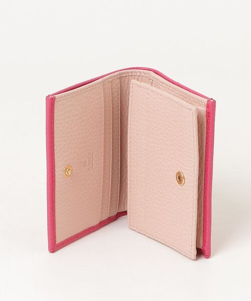 GUCCI（グッチ） GGマーモント 財布 - ピンク レディース : ZOZOTOWN