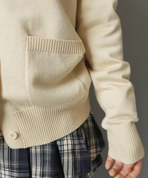 SPINNS（スピンズ） カーディガン オーバーサイズニットカーディガン