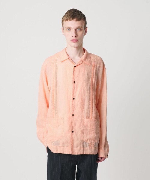 UNITED ARROWS UWSC キューバシャツ monkey time BEAUTY＆YOUTH UNITED ARROWS シャツ ラミー キャンバス