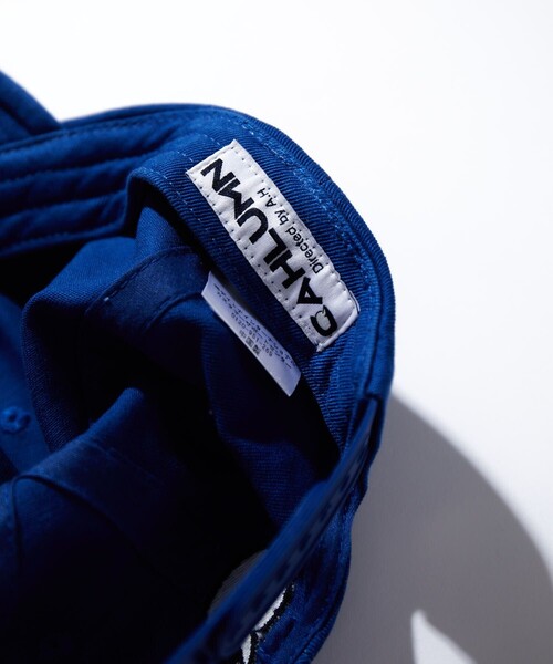 「CAHLUMN」 キャップ フリ- ブルー メンズ_画像3