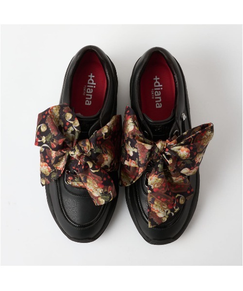 「+diana」 ローカットスニーカー 22.5cm ブラック レディース_画像3