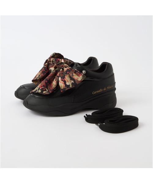 「+diana」 ローカットスニーカー 22.5cm ブラック レディース_画像7