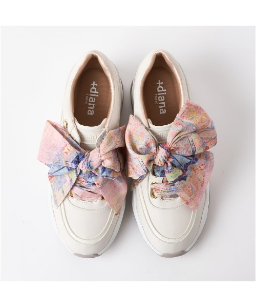 「+diana」 ローカットスニーカー 22.5cm ブラック レディース_画像9