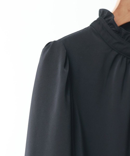 「SAISON DE PAPILLON」 長袖ブラウス M ベージュ レディース_画像5