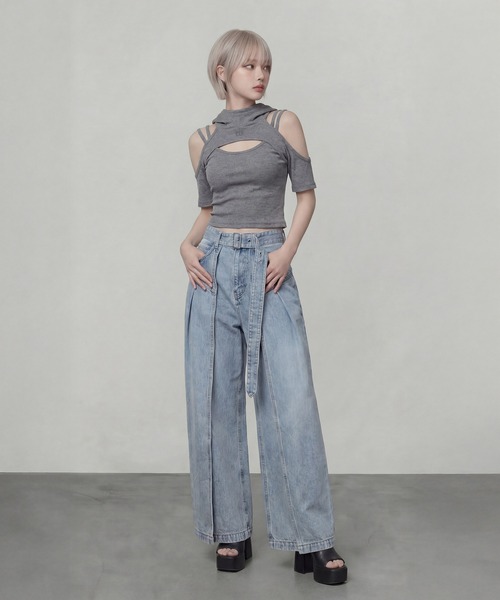 DURAS（デュラス） tシャツ キャミ+フーディTセット レディース