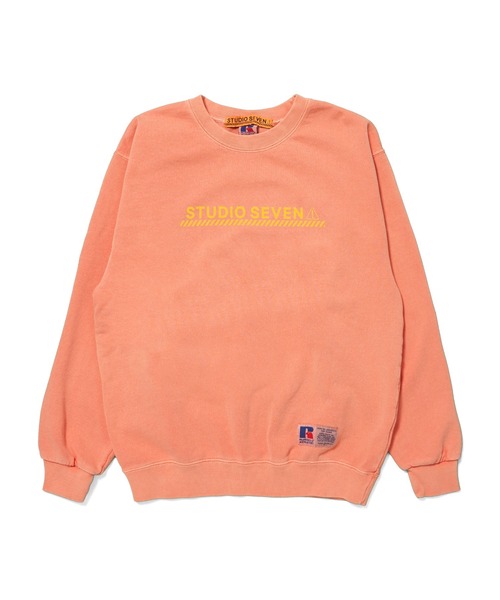 STUDIO SEVEN スウェットカットソー MEDIUM ライトピンク メンズ 
