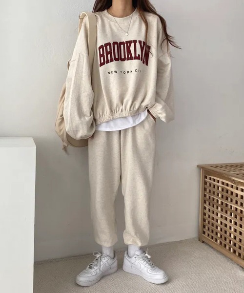 「NEW GENTLEMAN」 セットアップ M ライトグレー レディース_画像7