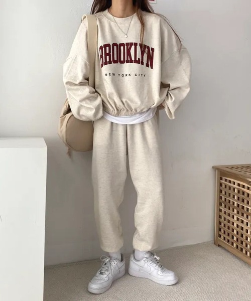 「NEW GENTLEMAN」 セットアップ M ライトグレー レディース_画像8