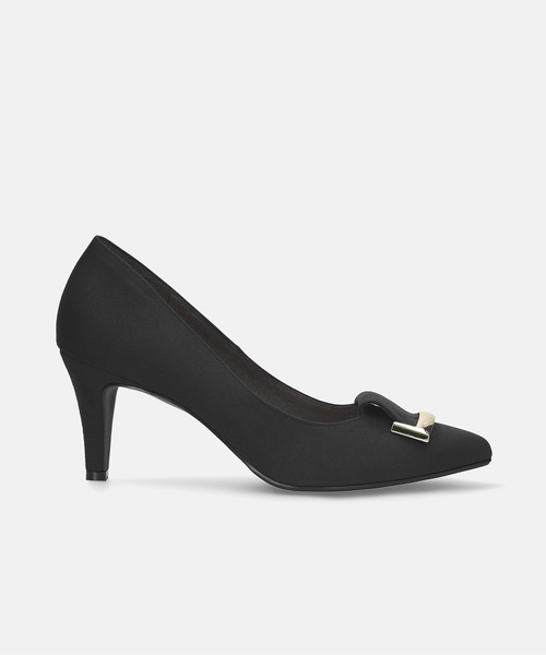「MAMIAN」 パンプス 22.5cm ネイビー レディース_画像2