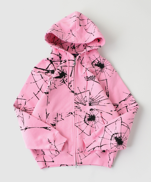 bott BOTT パーカー　M BoTT（ボット） パーカー SHATTERED ZIP HOODIE メンズ : ZOZOTOWN
