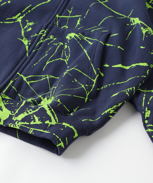 BOTT ジップパーカー BoTT / ボット】Washed Script Logo Zip Hoodie（パーカー）｜BOTT