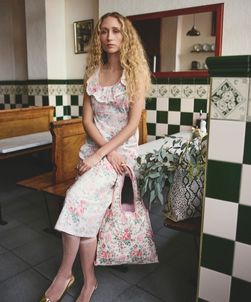 エコバッグ メリルボーン ショッパー Hackney Rose_10
