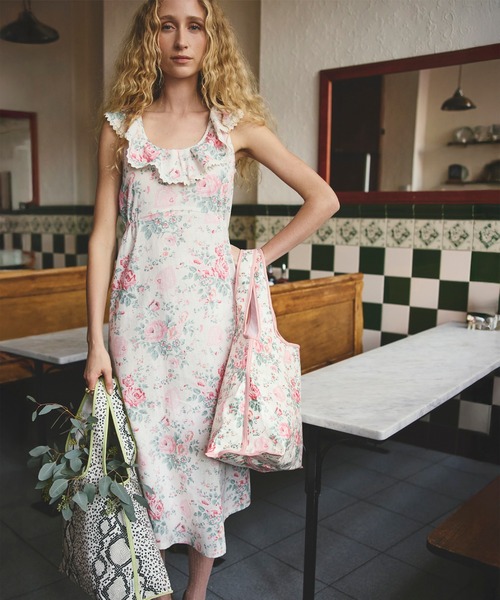 エコバッグ メリルボーン ショッパー Hackney Rose_13