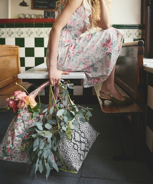 エコバッグ メリルボーン ショッパー Hackney Rose_14