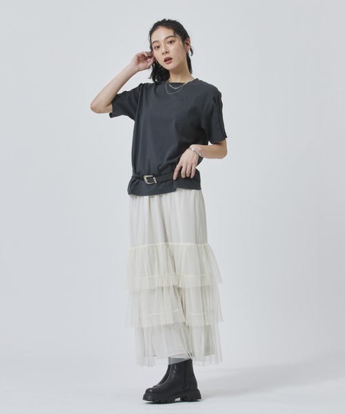 tシャツ 「adidas×アルペン限定モデル」アディダス adidas W LACE 3ST SS TEE AP レディースの画像