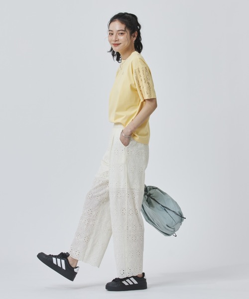 tシャツ 「adidas×アルペン限定モデル」アディダス adidas W LACE 3ST SS TEE AP レディースの画像