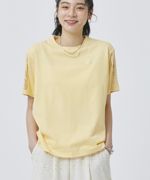 tシャツ 「adidas×アルペン限定モデル」アディダス adidas W LACE 3ST SS TEE AP レディースの画像