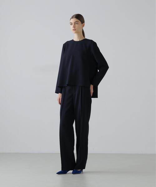 アドーア トップス ネイビー 38 ADORE（アドーア） 長袖ブラウス 38 ネイビー レディース : ZOZOTOWN