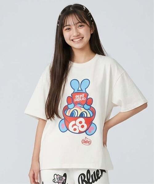 エンジェルブルー　子供用Tシャツ　140cm NARUMIYA CHARACTERS（ナルミヤキャラクターズ） tシャツ 「エンジェル