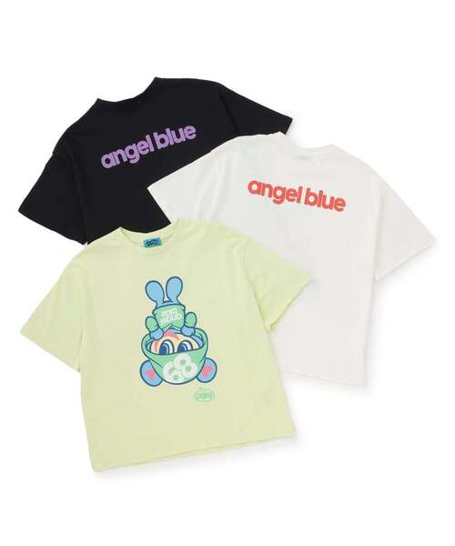 ナカムラくん エンジェルブルー ショートTシャツ 話題のエンジェルブルー復刻アイテム第8弾はナカムラくんの総柄