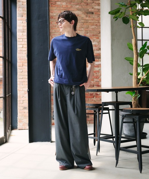 「Adoon plain」 半袖Tシャツ MEDIUM オフホワイト メンズ_画像3