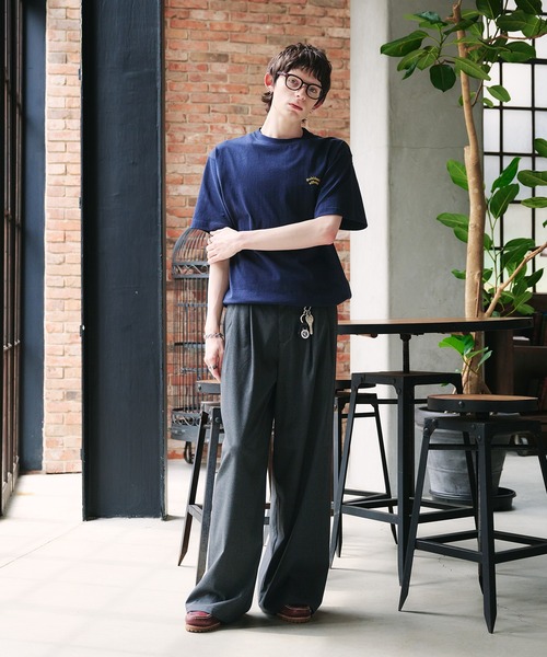 「Adoon plain」 半袖Tシャツ MEDIUM オフホワイト メンズ_画像4
