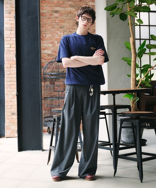 「Adoon plain」 半袖Tシャツ MEDIUM オフホワイト メンズ_画像6