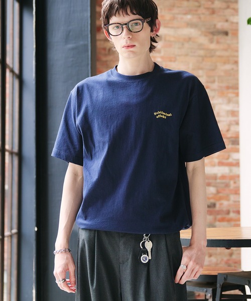 「Adoon plain」 半袖Tシャツ MEDIUM オフホワイト メンズ_画像8
