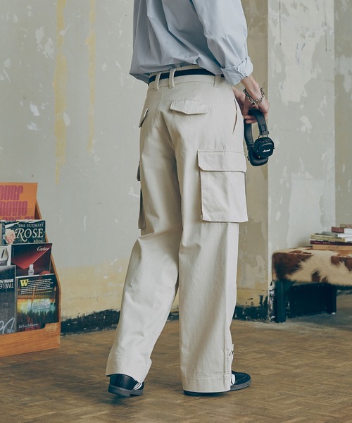 「Bleme」 カーゴパンツ X-LARGE カーキ メンズ_画像5