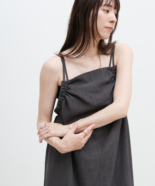 select MOCA（セレクトモカ） ワンピース サイドギャザーキャミ