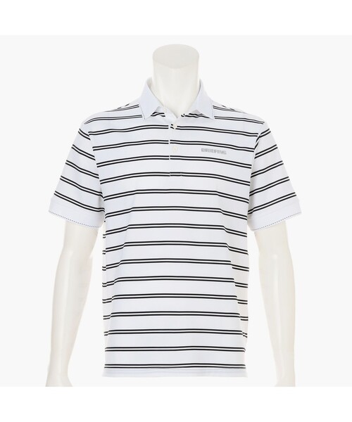 tシャツ 「BRIEFING GOLF／ブリーフィングゴルフ」MEN’S DOUBLE STRIPE POLO RF メンズの画像