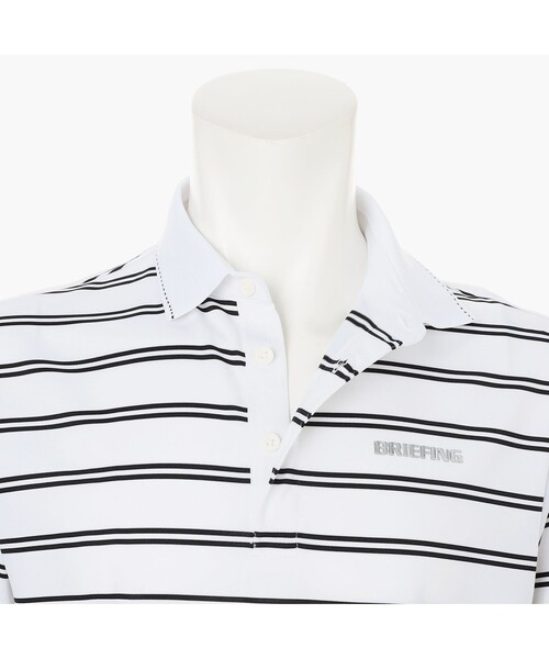 tシャツ 「BRIEFING GOLF／ブリーフィングゴルフ」MEN’S DOUBLE STRIPE POLO RF メンズの画像