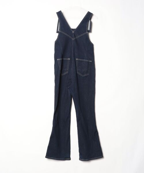 「B:MING by BEAMS」 オーバーオール「SOMETHINGコラボ」 M ネイビー レディース_画像2