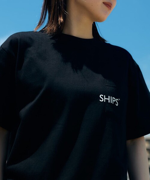 「SHIPS」 半袖Tシャツ MEDIUM ホワイト メンズ_画像6