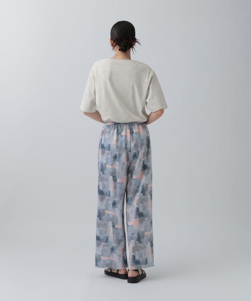 ワイドパンツ パンツ 布帛柄パンツ　740392 レディース | LEPSIM | 16