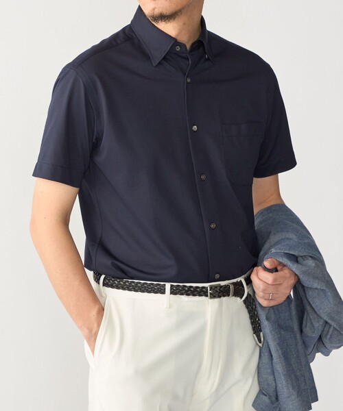 SHIPS（シップス） シャツ 半袖 SHIPS:「FUNCTION」Albini × RENU(R