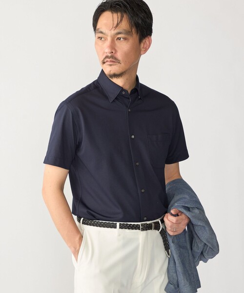 SHIPS（シップス） シャツ 半袖 SHIPS:「FUNCTION」Albini × RENU(R
