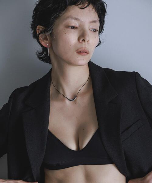 ピアス SMELLY so’　minimal bar chain pierce レディースの画像