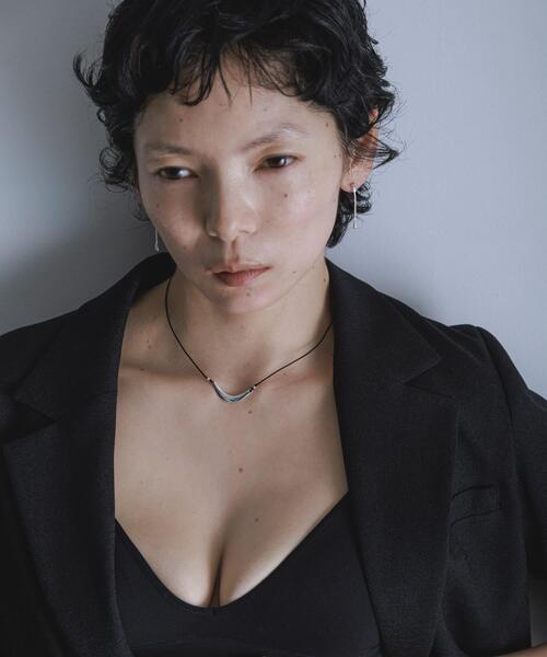 ピアス SMELLY so’　minimal bar chain pierce レディースの画像