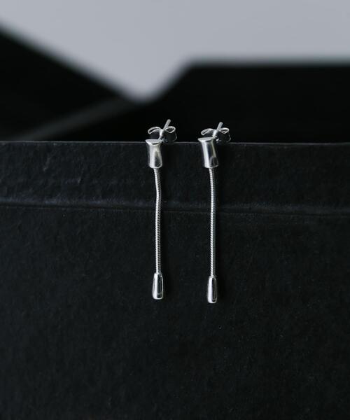 ピアス SMELLY so’　minimal bar chain pierce レディースの画像