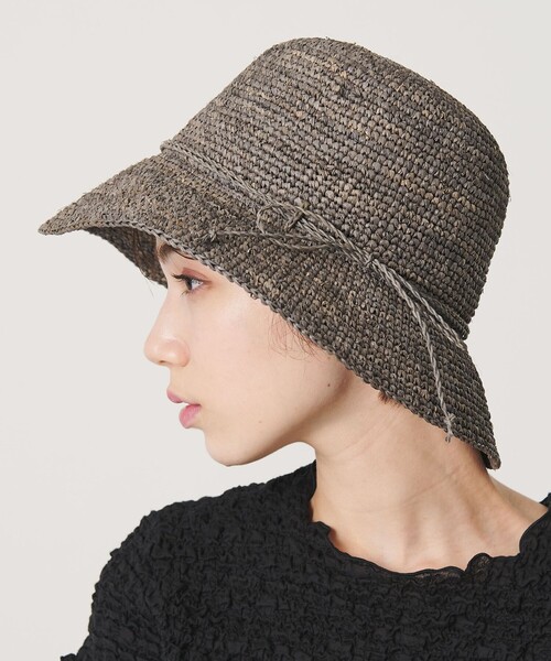 BEAUTY＆YOUTH UNITED ARROWS 帽子 ハット ラフィア リボン ハット